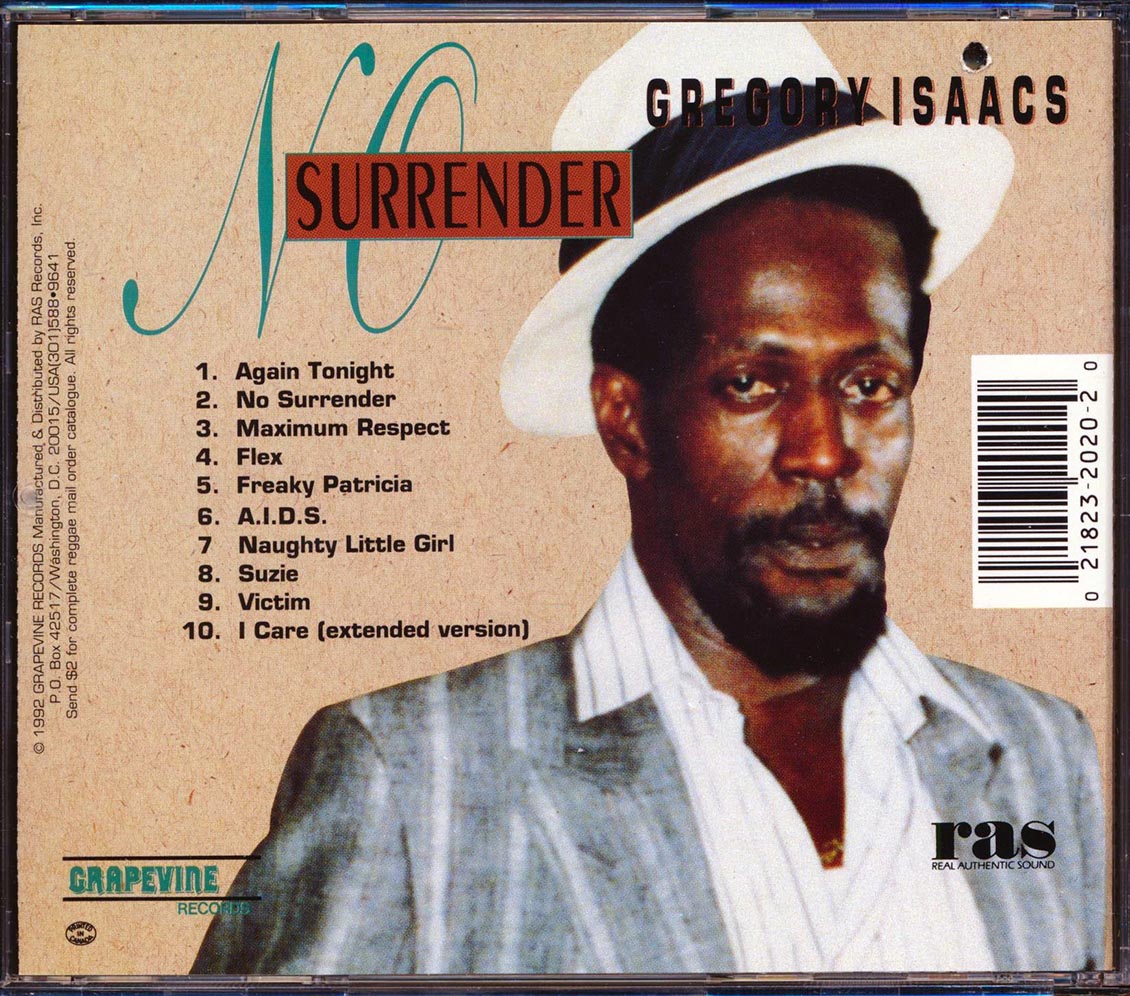 SEALED NEW CD Gregory Isaacs - No Surrender 21823202020 | eBay