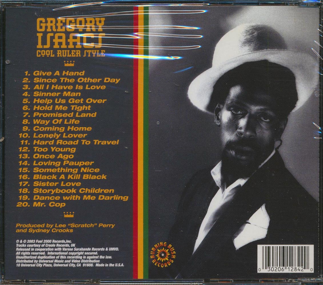 SEALED NEW CD Gregory Isaacs - Cool Ruler Style 30206128420 | eBay