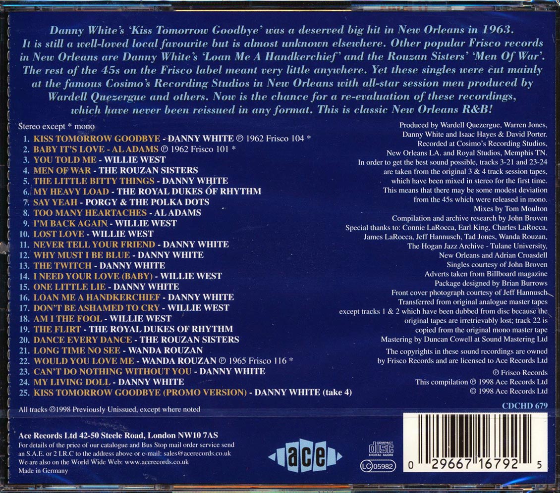 CD Various - The Frisco Records Story 29667167925