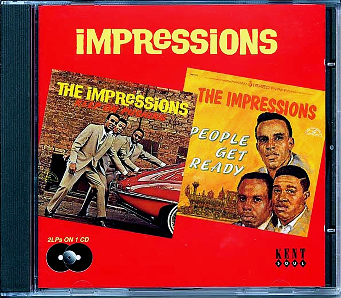 Keep on pushing + people get ready by The Impressions, CD with ...