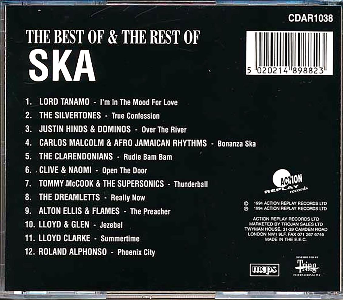 The best of & the rest of ska by Roland Alphonso Tommy Mccook Justin ...