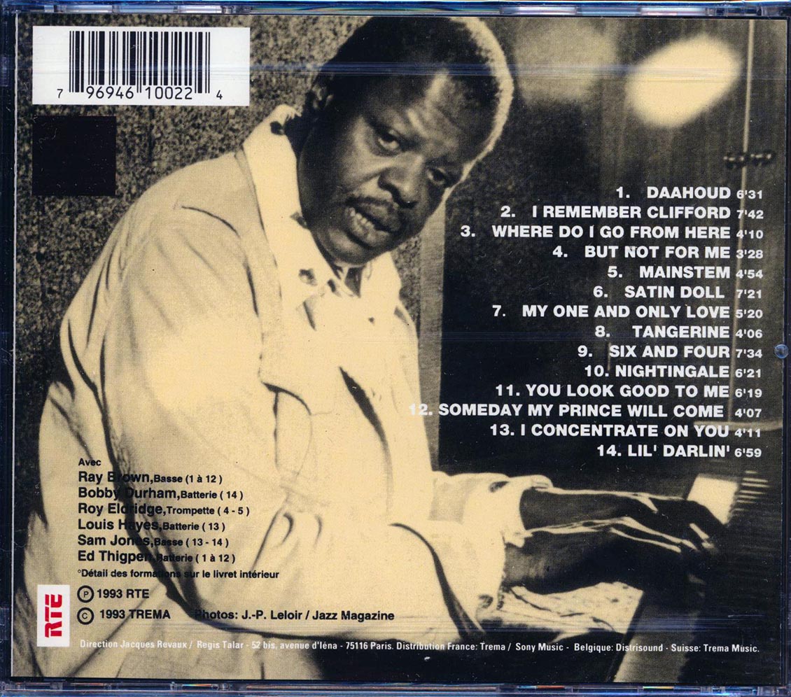 Sealed New Cd Oscar Peterson - En Concert Avec Europe 1 1961-1969 