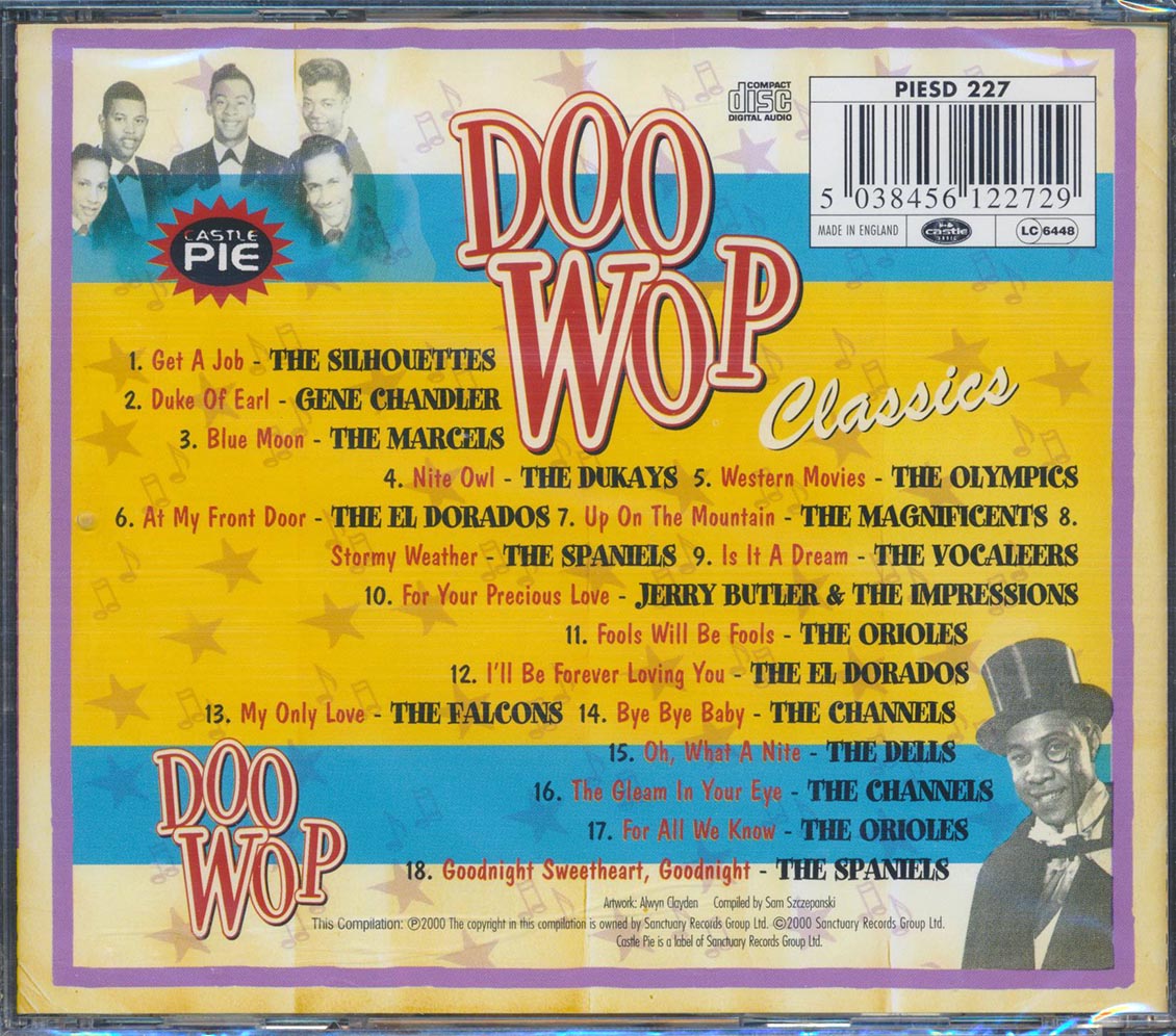 Doo wop classics by Gene Chandler The Marcels Jerry Butler & The ...