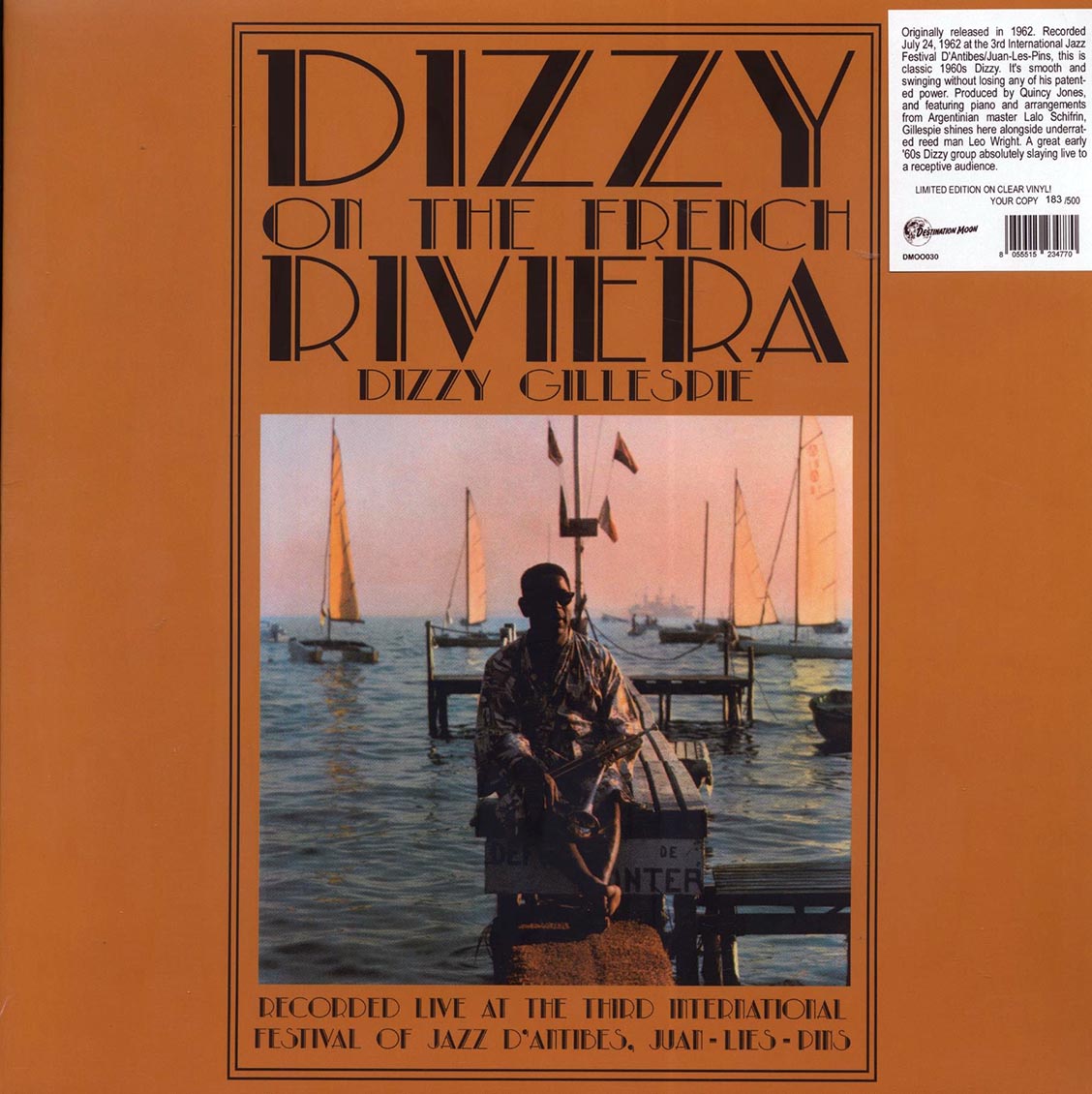 Dizzy Gillespie - Dizzy On The French Riviera: Recorded Live At The Third International Festival Of Jazz D'Antibes/ Juan-Les-Pins (ltd. 500 copies made) (clear vinyl)